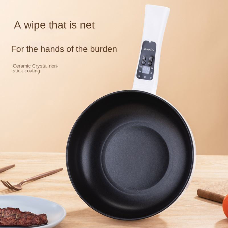 1.6L Multi-Function Computer Board Electric Hot Pot/Wok/Noodles Cooker/Steak Pot/Soup Pot/Cook Rice/Travel Cooker (With steamer)