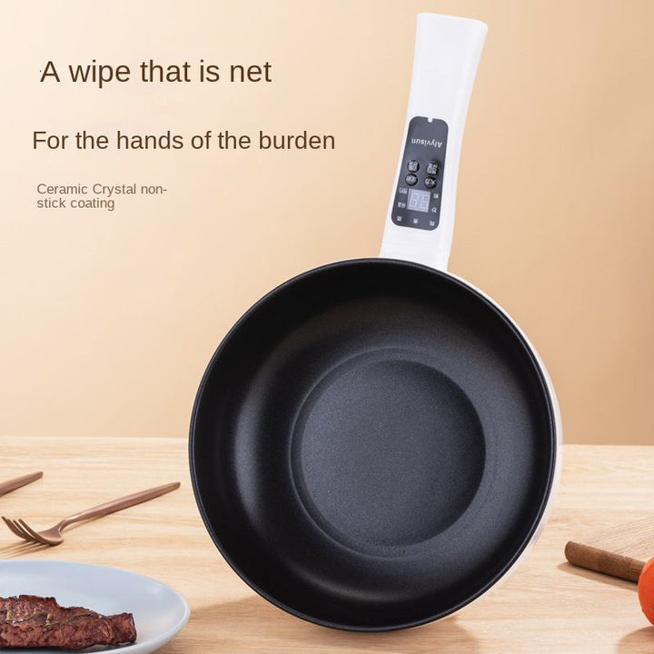 1.6L Multi-Function Computer Board Electric Hot Pot/Wok/Noodles Cooker/Steak Pot/Soup Pot/Cook Rice/Travel Cooker (With steamer)