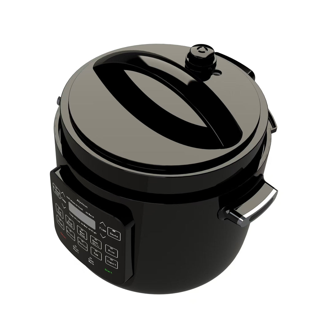 6L Electric Stainless Steel Pressure Cooker – 1000W Multifunction Cooker, 110–240V for Household, Outdoor & Hotel Use