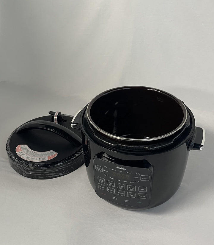 6L Electric Stainless Steel Pressure Cooker – 1000W Multifunction Cooker, 110–240V for Household, Outdoor & Hotel Use