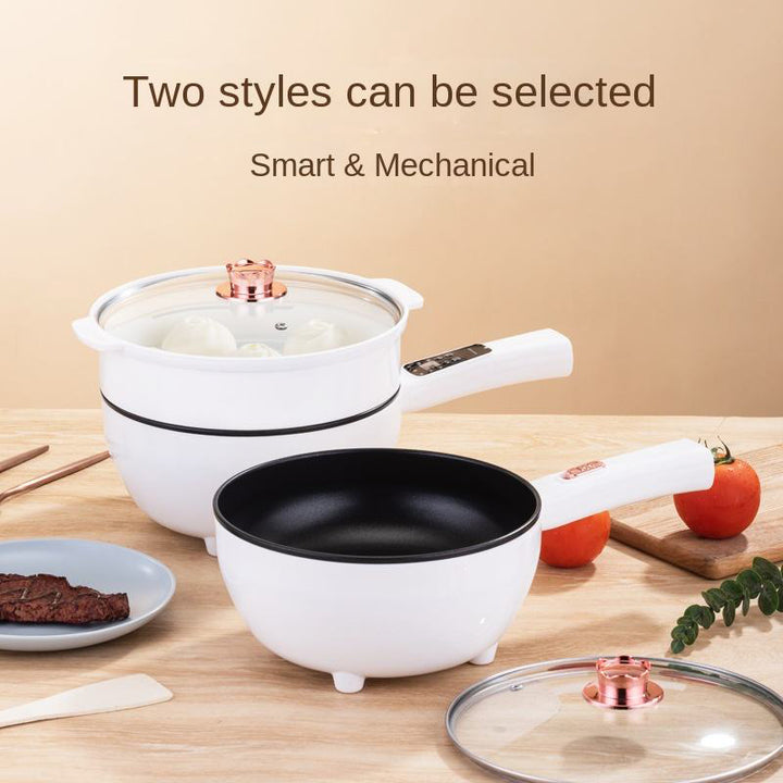 1.6L Multi-Function Computer Board Electric Hot Pot/Wok/Noodles Cooker/Steak Pot/Soup Pot/Cook Rice/Travel Cooker (With steamer)