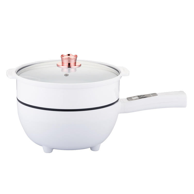 1.6L Multi-Function Computer Board Electric Hot Pot/Wok/Noodles Cooker/Steak Pot/Soup Pot/Cook Rice/Travel Cooker (With steamer)