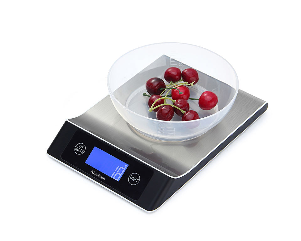 High Accuracy Digital Kitchen Food Scale, 10kg Capacity, 1g Precision, LCD Display, Home Use Nutrition Weight Measuring Scale
