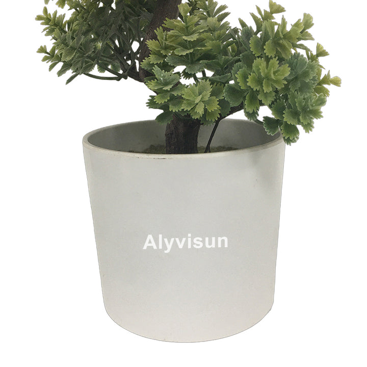 14inch Tall Living Faux Boxwood Artificial Olive Tree Simulation Artificial Eucalyptus Tree Plastic Home Outdoor Pine Grass