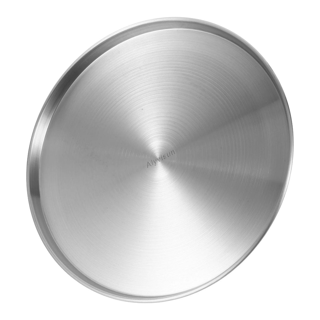 26Cm Stainless Steel Pizza Pan Round Baking Tray For Oven Non-Stick Metal Snack Serving Dish Steaming Grilling Kitchenware