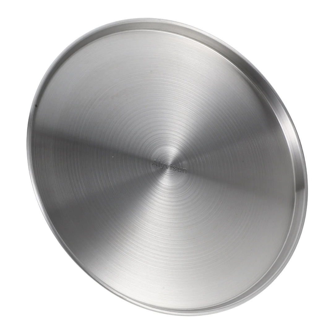 26Cm Stainless Steel Pizza Pan Round Baking Tray For Oven Non-Stick Metal Snack Serving Dish Steaming Grilling Kitchenware