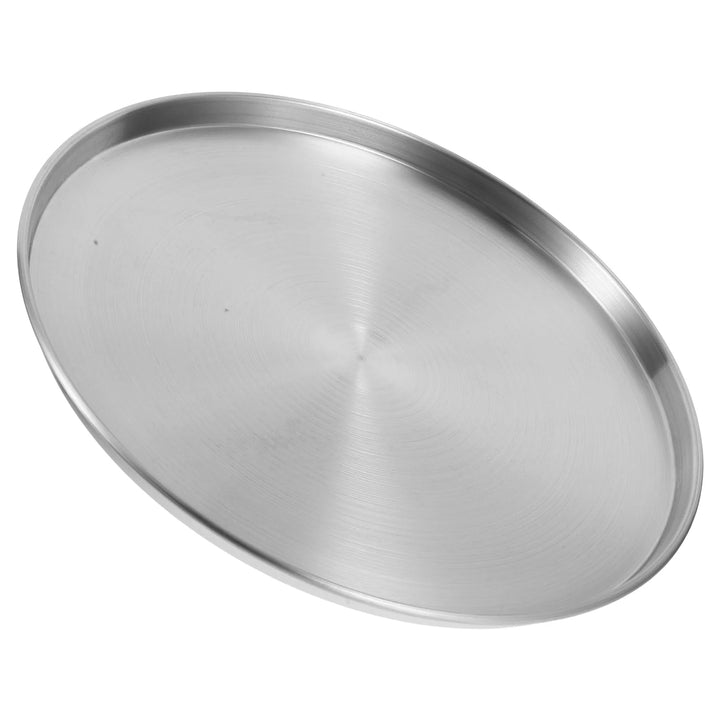 26Cm Stainless Steel Pizza Pan Round Baking Tray For Oven Non-Stick Metal Snack Serving Dish Steaming Grilling Kitchenware