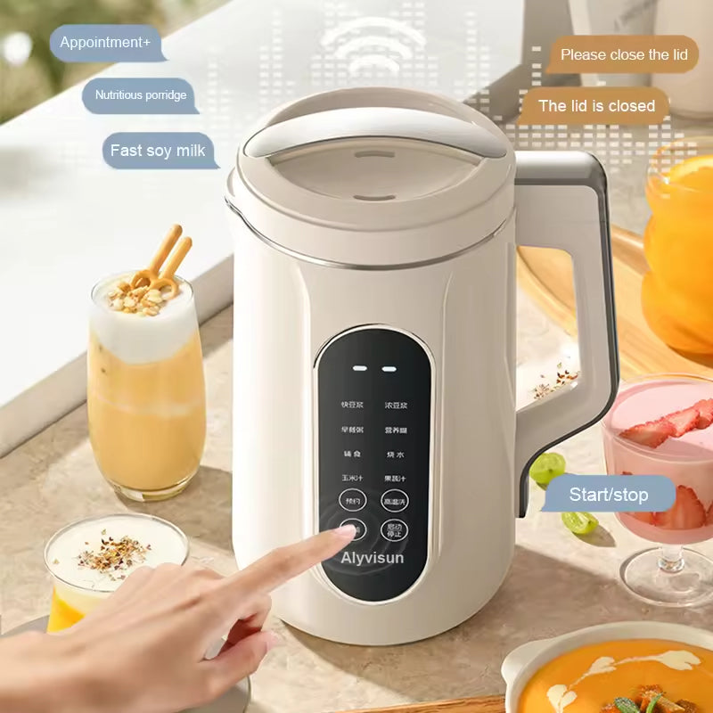 2.0L Automatic Heating SoyMilk Machine Home Blender Juicer Nut Milk Maker Kitchen Appliances for Heating Water