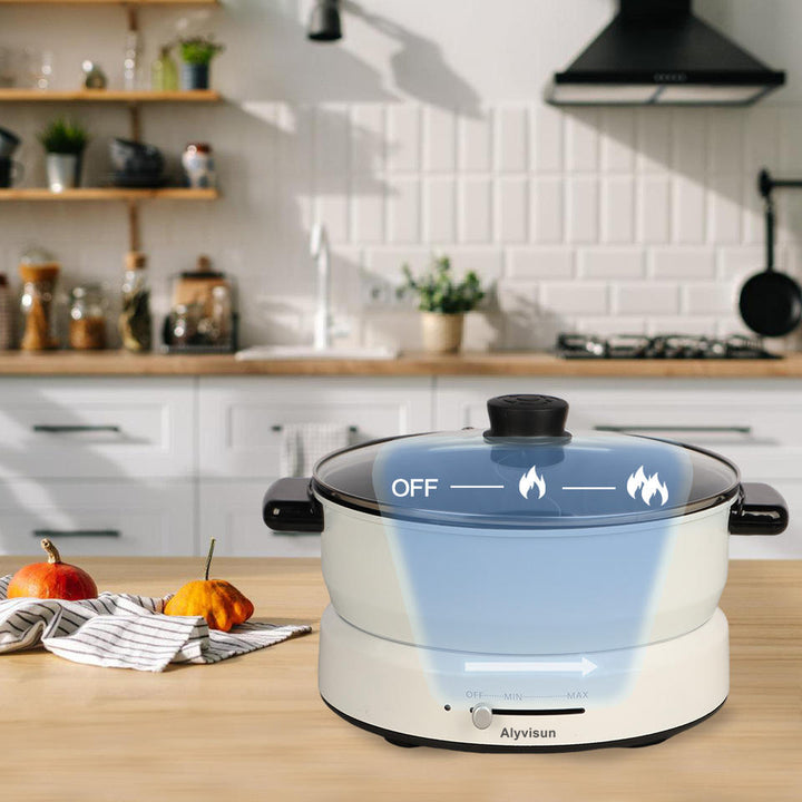 Electric Kitchen Appliance All in One Multifunction Double Flavor Non Stick Hot Pot for Household Kitchen