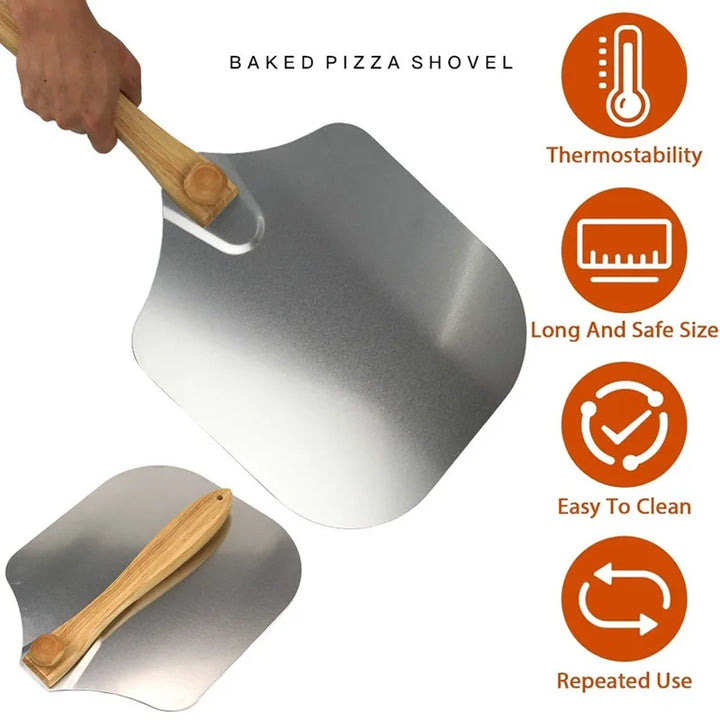 Pizza Oven Accessories Supplies Pizza Slicer Pizza Oven Brush Pizzas Peel Shovel for Kitchen Outdoor Grill
