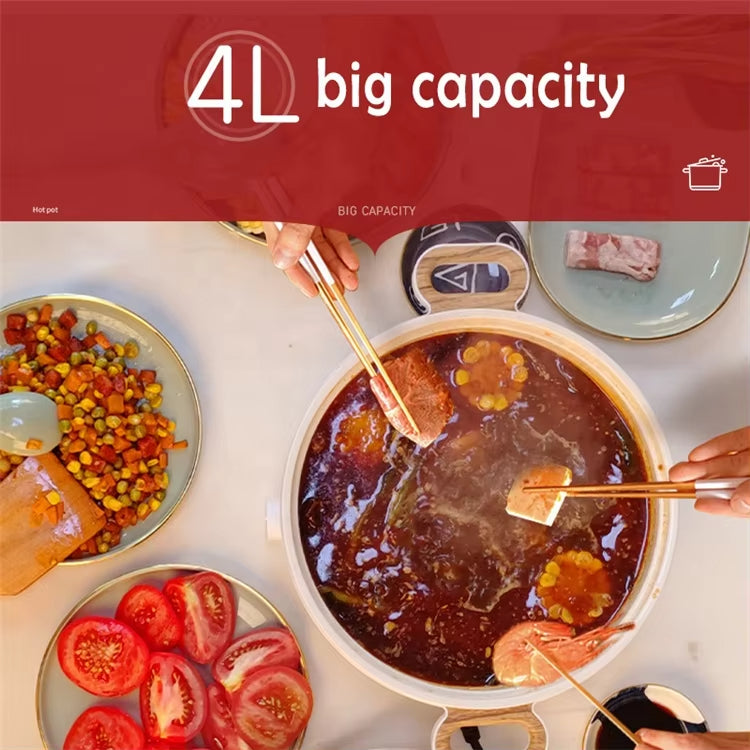 4L Stainless Steel Mini Electric Cooker – Multi-Function Cooker for Household Use