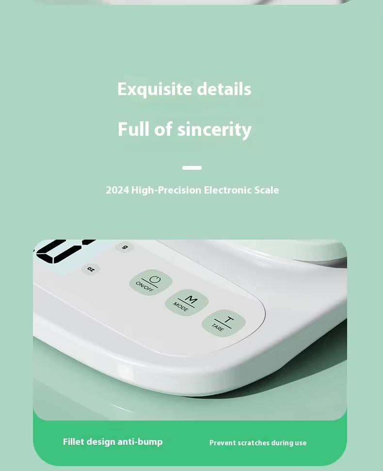 Kitchen Electronic Scale, High-precision Gram Weight Small Mini Coffee Weighing Device for Household Food Baking