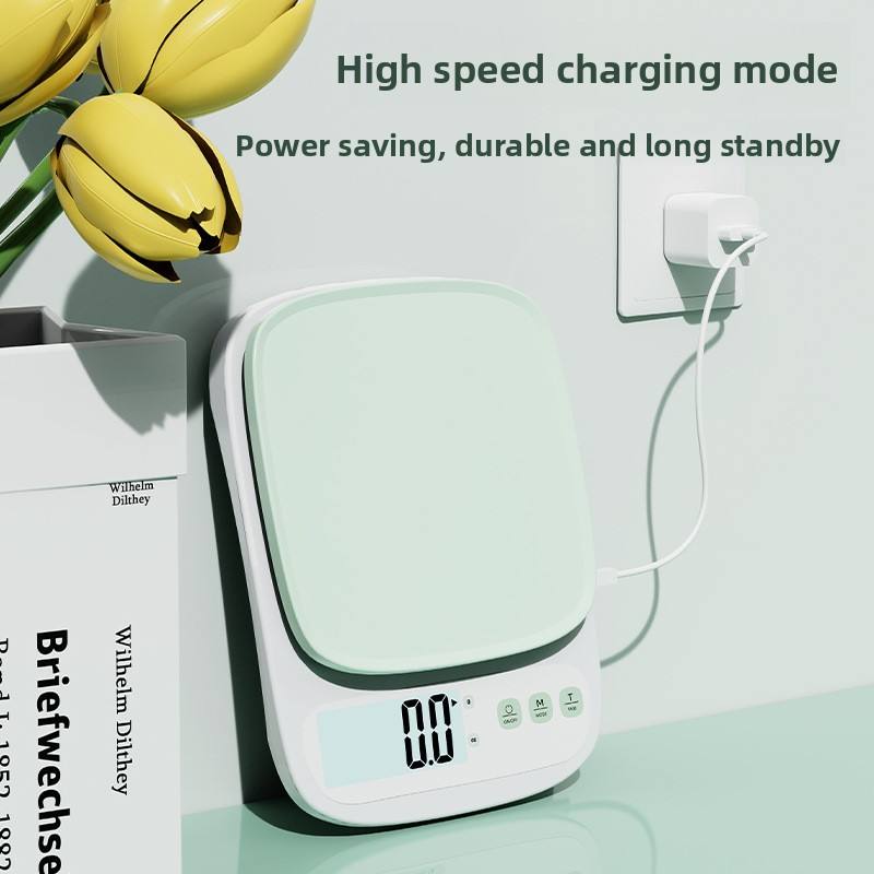 Kitchen Electronic Scale, High-precision Gram Weight Small Mini Coffee Weighing Device for Household Food Baking