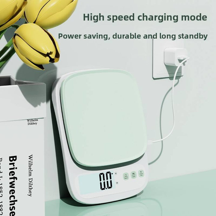 Kitchen Electronic Scale, High-precision Gram Weight Small Mini Coffee Weighing Device for Household Food Baking