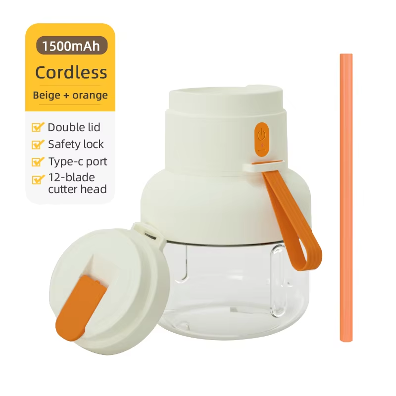 Compact Portable Juicer 850ml Multi-functional 12-blade Efficient and Quick Smoothie and Milkshake Blender Cup