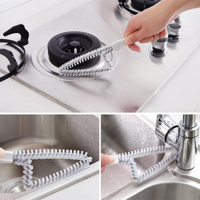 Multi-purpose Cleaning Tools Kitchen Washstand Window Groove Cleaning Brush