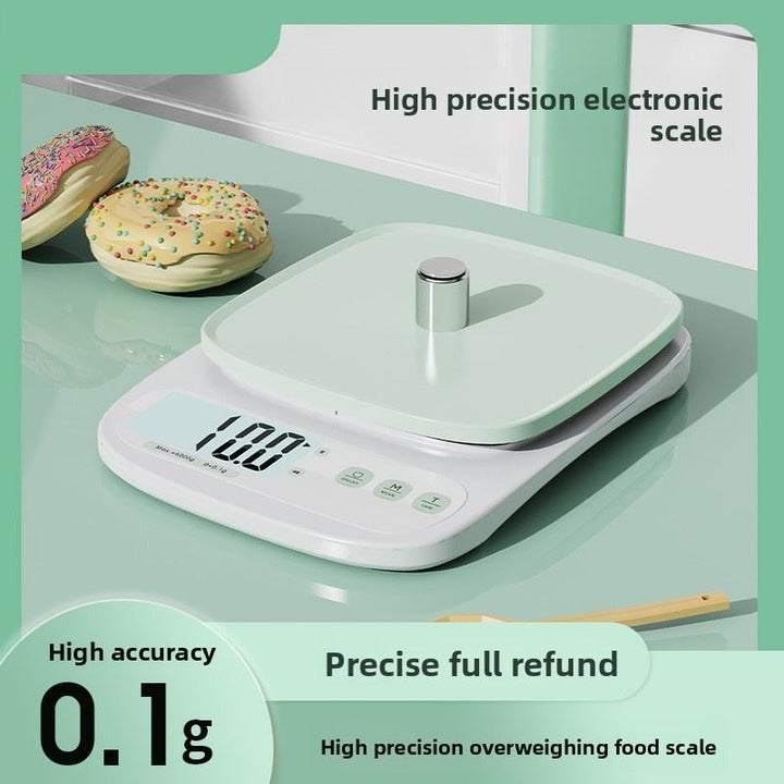 Kitchen Electronic Scale, High-precision Gram Weight Small Mini Coffee Weighing Device for Household Food Baking