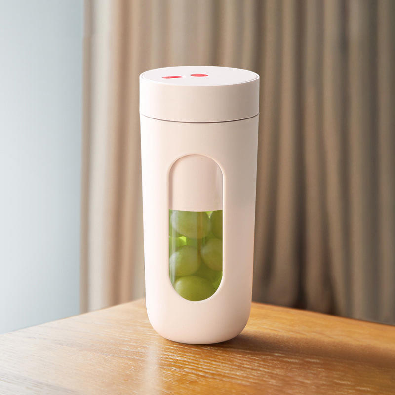 Portable USB Rechargeable Mini Handheld Juicer - BPA-Free, 300ml Capacity, Ideal for Home, Travel, and Camping
