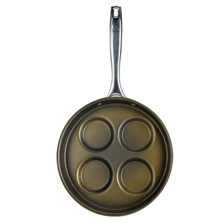 Aluminium Egg Poacher High Quality Non Stick Frying Pan Cookware Set Customized Pancake Pans