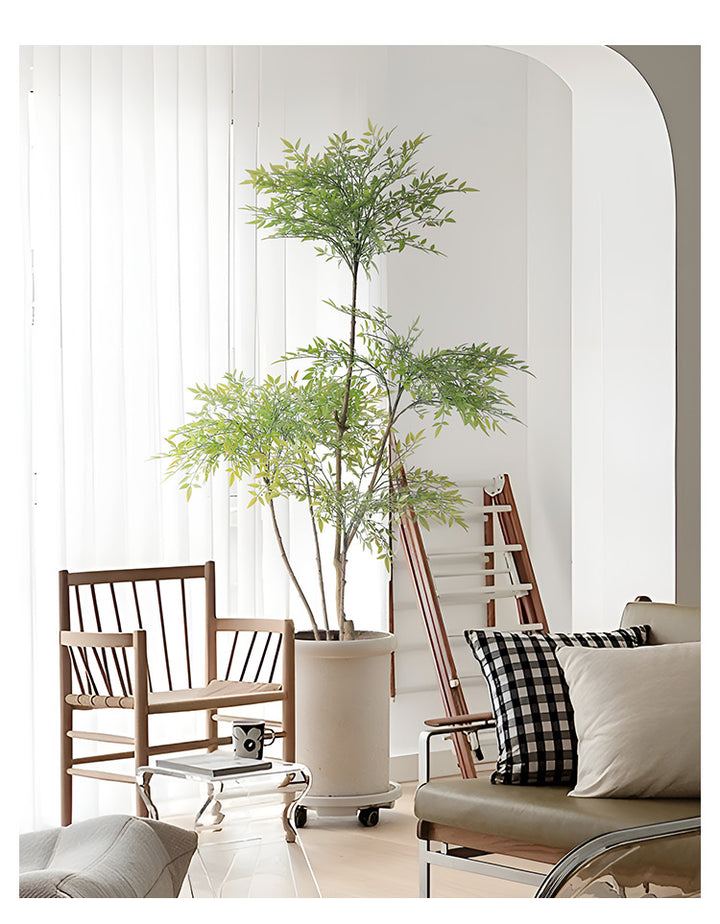 High Quality Indoor Decoration Green Plant Home Hotel Artificial Plants Nandina Fake Tree Artificial Trees