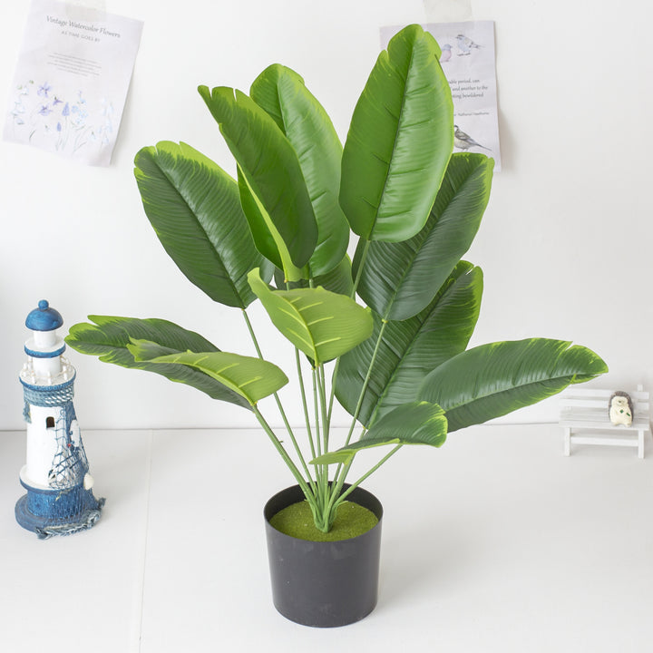 Fake Plants, Decorative Indoor Artificial Plant, Faux Plant Palm Tree for Home Office Decor Indoor Outdoor (1 Pack)