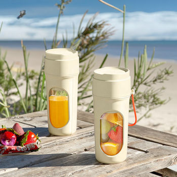 Portable Blender USB Rechargeable Shake Smoothie Fruit Juicer Cup Wireless Travel Outdoor Sports Smoothie Blender Cup