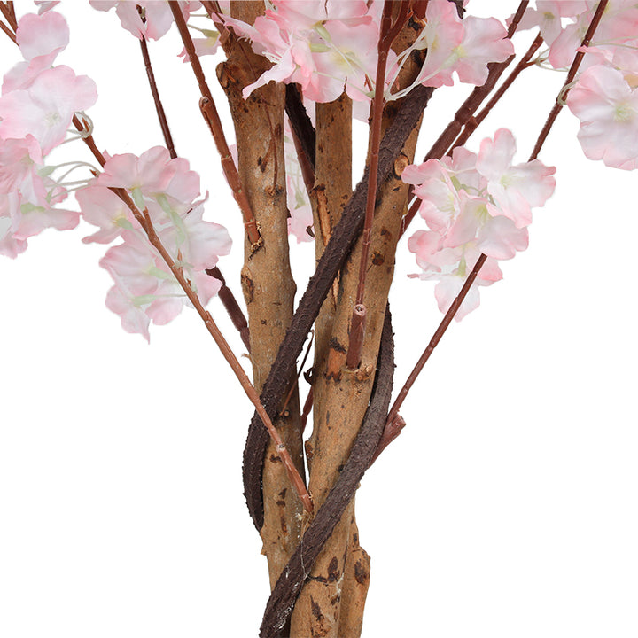Outdoor Decoration Factory Supplier Bonsai Artificial Large Cherry Blossom Tree(Pink)