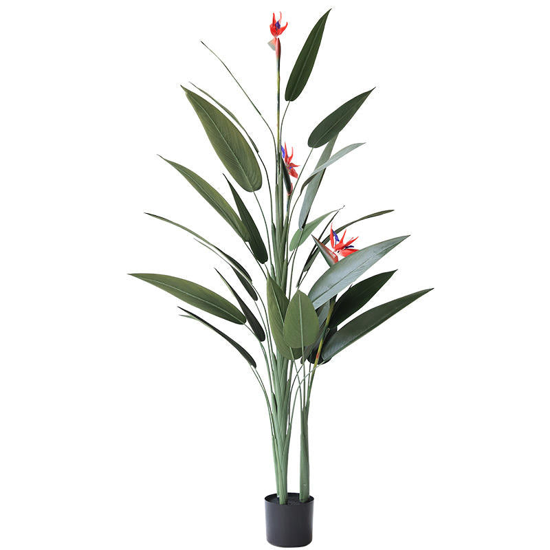 Nordic Style Artificial Bird of Paradise Tree for Modern Home Decor