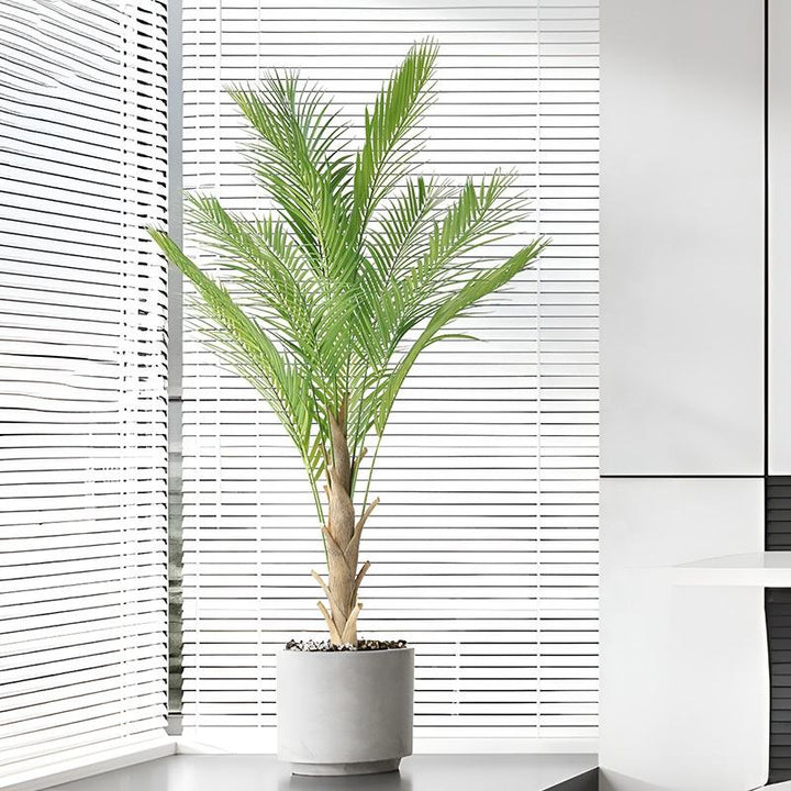 Plastic Material High Quality Indoor Outdoor Decoration Simulation Plant Artificial Palm Tree