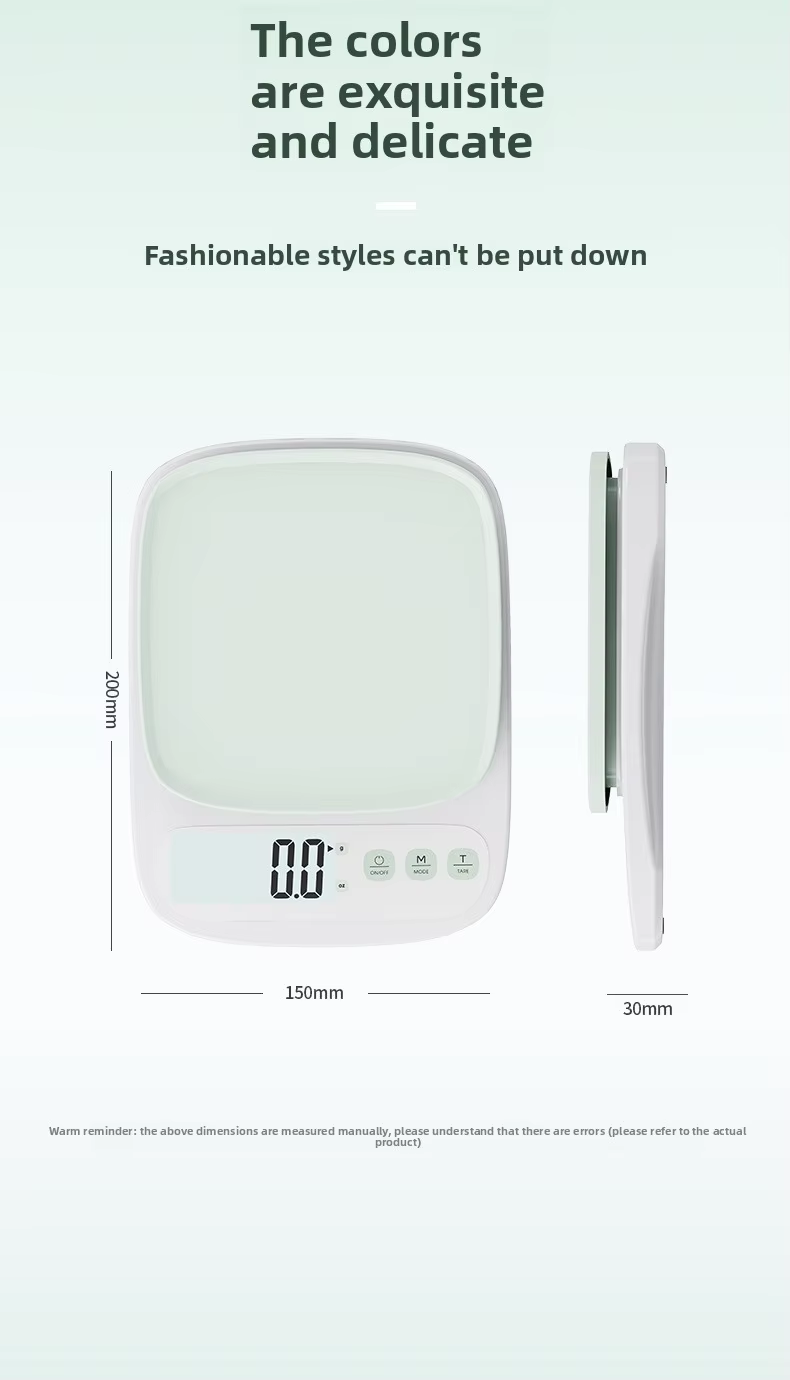 Kitchen Electronic Scale, High-precision Gram Weight Small Mini Coffee Weighing Device for Household Food Baking