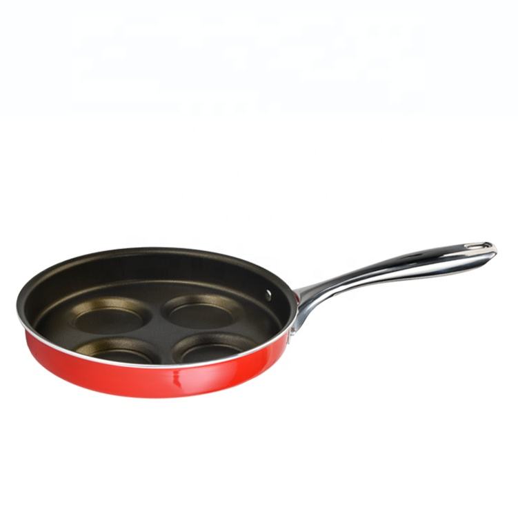Aluminium Egg Poacher High Quality Non Stick Frying Pan Cookware Set Customized Pancake Pans