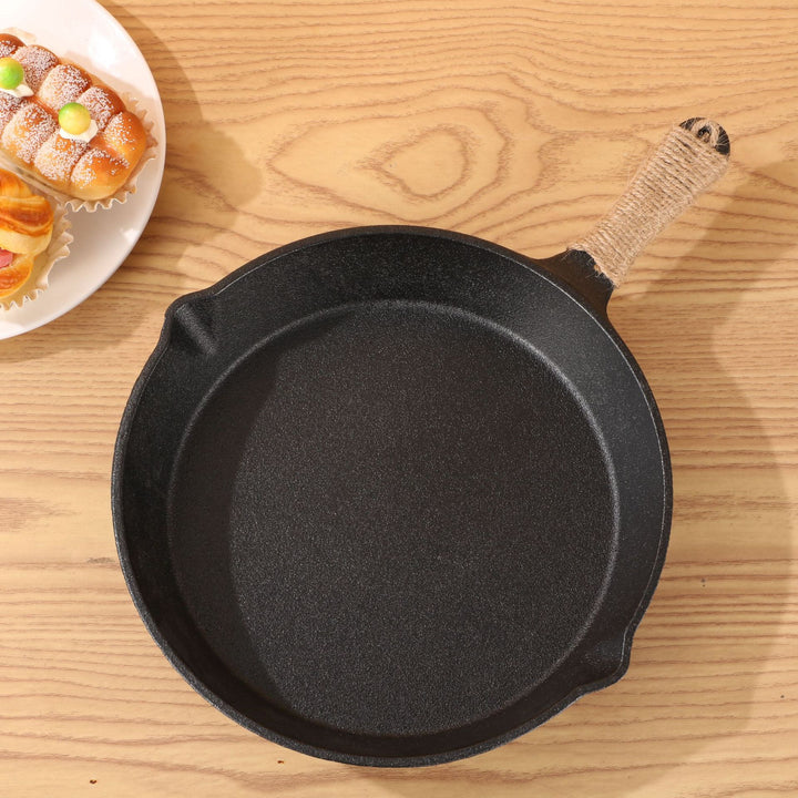 Kitchen Restaurant Home Use Cast Iron Fry Pan With Non-Coating