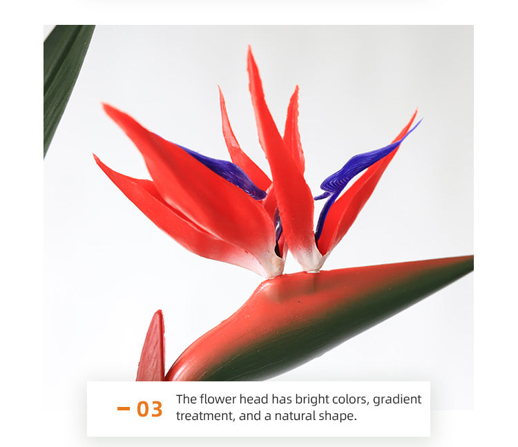 Nordic Style Artificial Bird of Paradise Tree for Modern Home Decor
