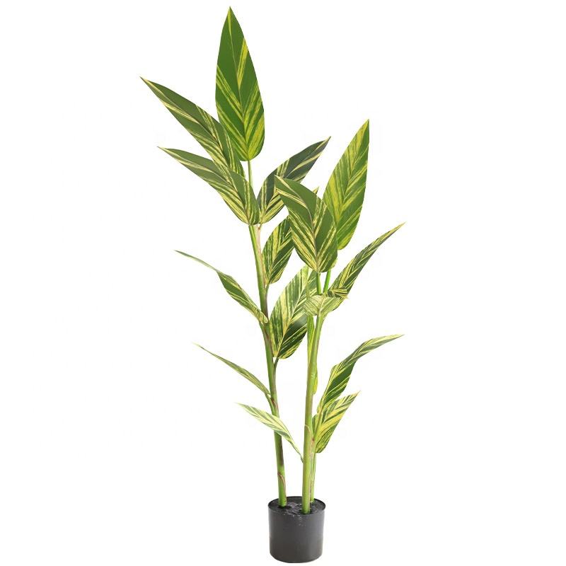 Elegant Pot Plantas Highly Simulation Fake Tree Zingiber Zerumbet Artificial Plant