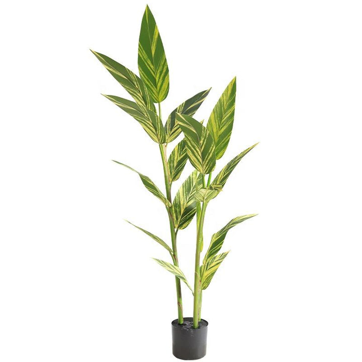 Elegant Pot Plantas Highly Simulation Fake Tree Zingiber Zerumbet Artificial Plant