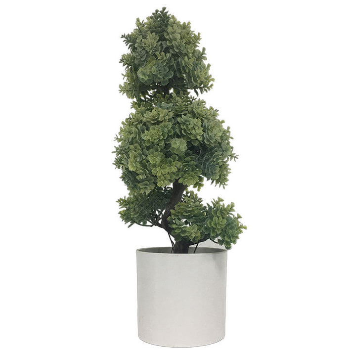 14inch Tall Living Faux Boxwood Artificial Olive Tree Simulation Artificial Eucalyptus Tree Plastic Home Outdoor Pine Grass