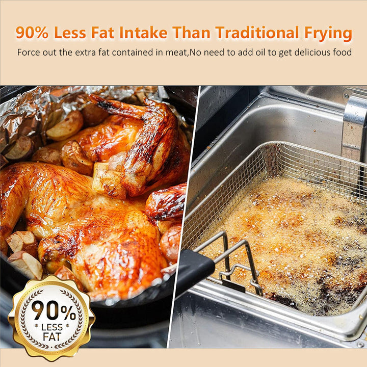 High QUality 3.5L Electric Fryer Oven Oil Free Deep Smart Digital Air Fryer