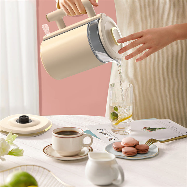 Modern High Quality Grey Stainless Steel Electric Kettle for Boiling Water Temperature Control Warm Keeping Household Outdoor
