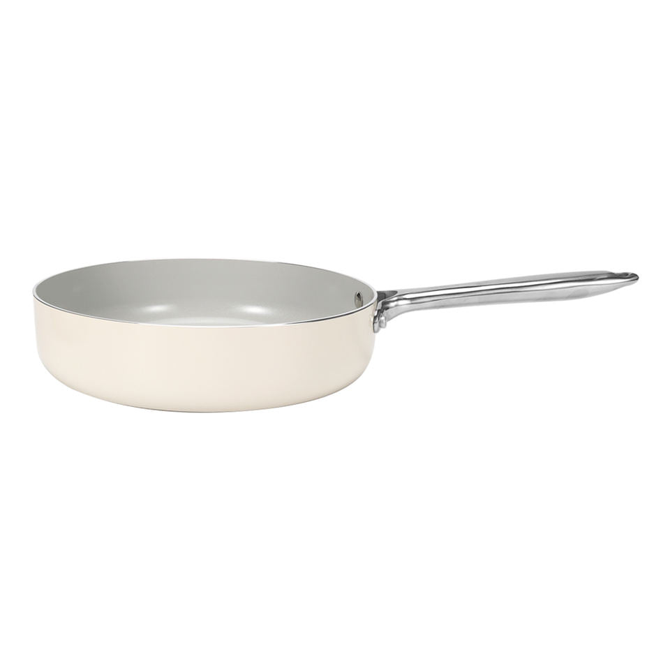 Kitchenware 26cm Non Stick Fry Pan Beige Frying Pan