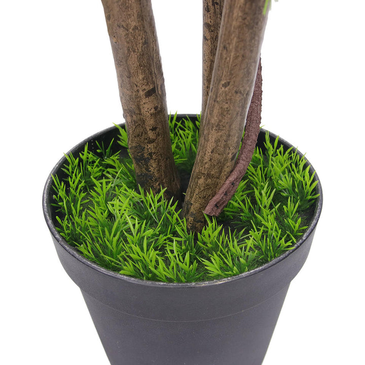 Plastic Artificial Boxwood Cypress Faux Plants Bonsai Cedar Topiary Ball Tree