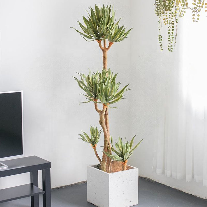 Desert Agave Artificial Plant Bonsai Plants Outdoor Decor