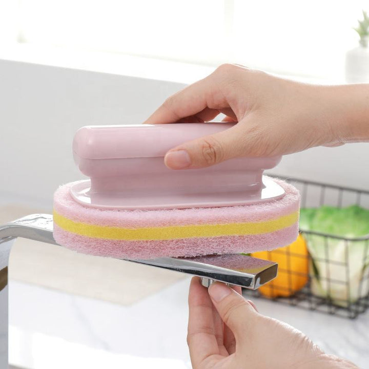 Plastic Cleaning Tool Belt Handle for Bathtub Bathroom Tile Kitchen Cleaning and Wok Brush