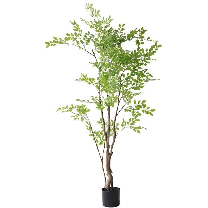 Elm Tree Artificial Green Plant Interior Decoration Artificial Plant Simulated Tree Fake Tree Potted Decoration