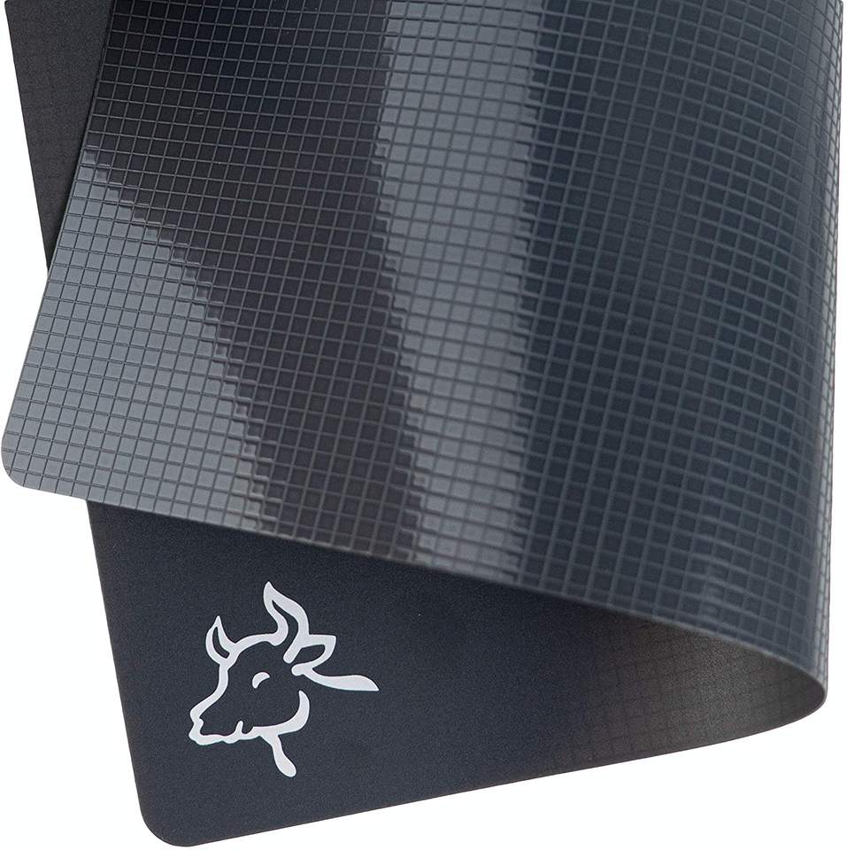 Plastic Cutting Board Flexible Mats With Food Icons, Set of 4, BPA-Free, Non-Porous, Upgrade 100% Anti-skid back and Dishwasher Safe, Modern Neutral Colors