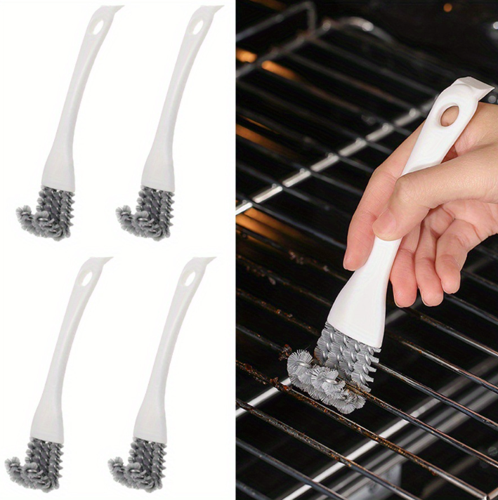V-shaped Barbecue Brush Hook Brush Scraper Multi Functional Barbecue Kit Kitchen Tools Cleaning Brush