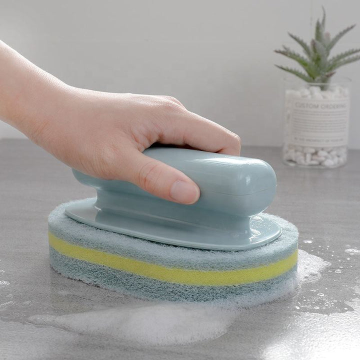 Plastic Cleaning Tool Belt Handle for Bathtub Bathroom Tile Kitchen Cleaning and Wok Brush