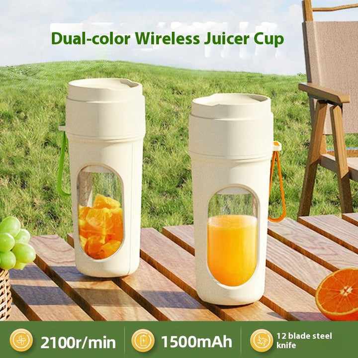 Portable Blender USB Rechargeable Shake Smoothie Fruit Juicer Cup Wireless Travel Outdoor Sports Smoothie Blender Cup