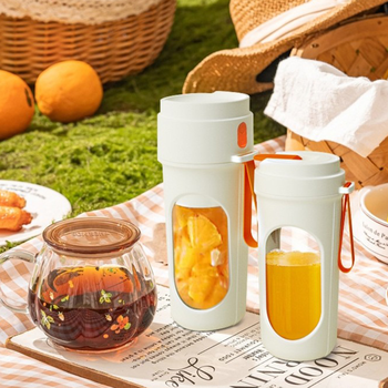 Portable Blender USB Rechargeable Shake Smoothie Fruit Juicer Cup Wireless Travel Outdoor Sports Smoothie Blender Cup