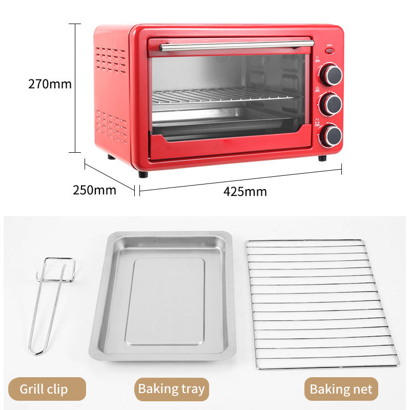 Kitchen Appliances Portable Large Size Digital Convection Bread Home Bakery Electric Cooker Baking Pizza Electric Mini Oven