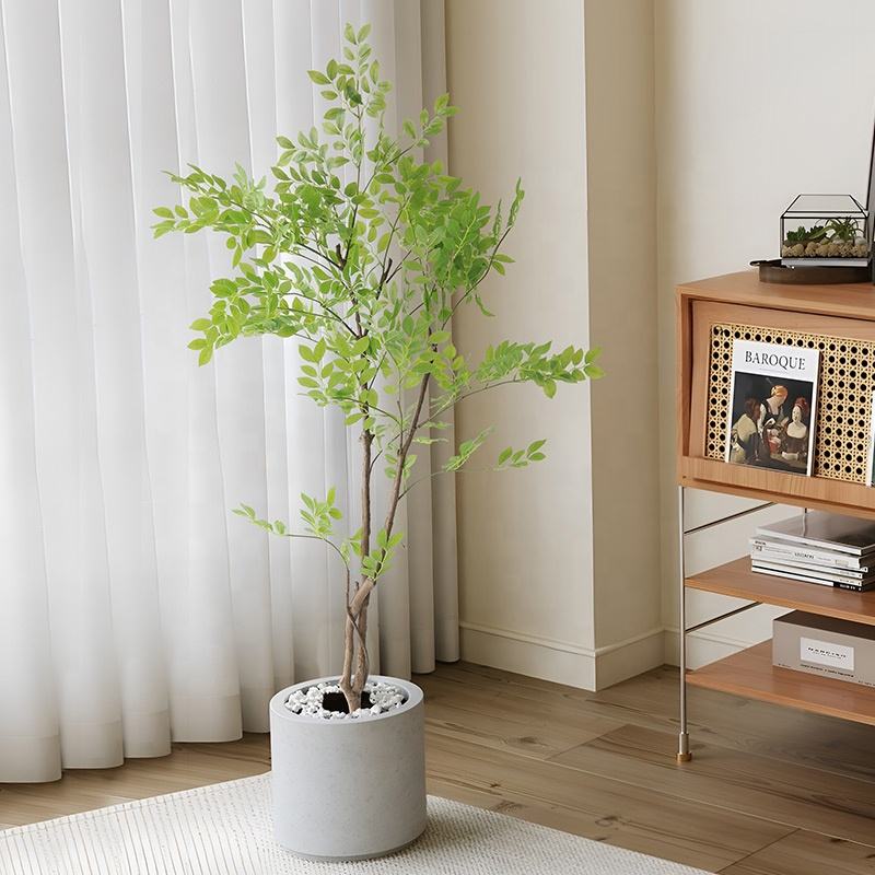 Elm Tree Artificial Green Plant Interior Decoration Artificial Plant Simulated Tree Fake Tree Potted Decoration